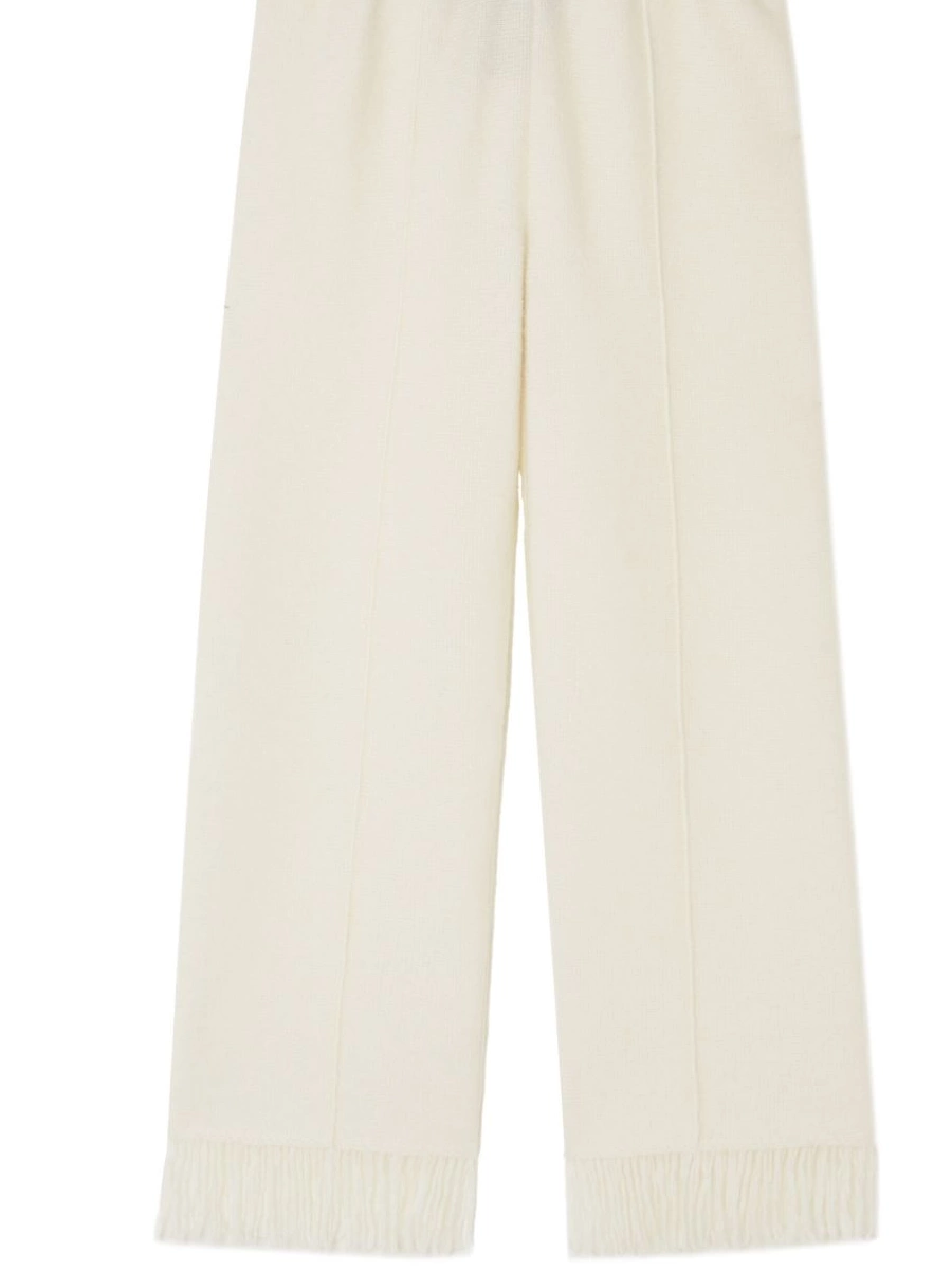 Finest fringe-detail trousers Women Alanui 0701